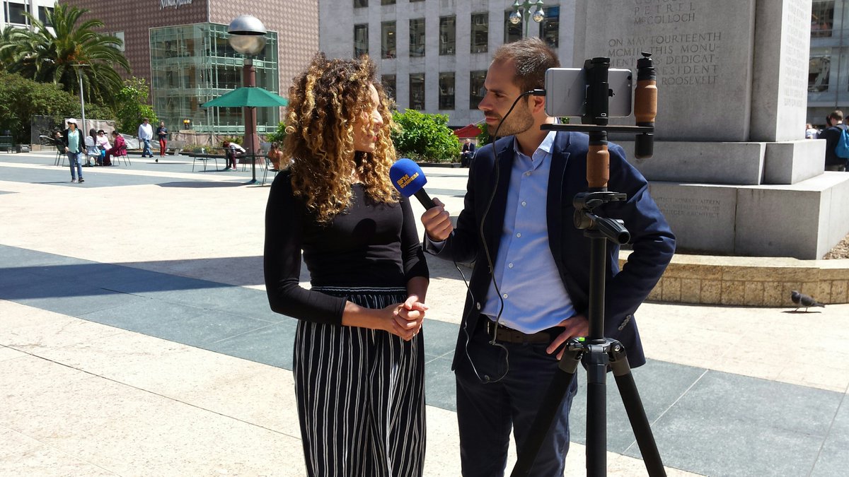 .<a href="/ANGYZETTOR/">Angélique ZETTOR</a> interviewée par @SCouasnonBFM... La suite ce soir dans Tech and Co sur <a href="/bfmbusiness/">BFM Business</a>  #genymobile