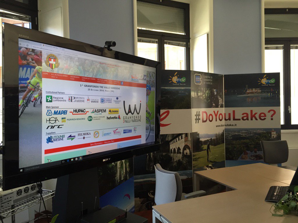 Presentata a #Varese la prima #Granfondo3ValliVaresine. Appuntamento al 25 settembre