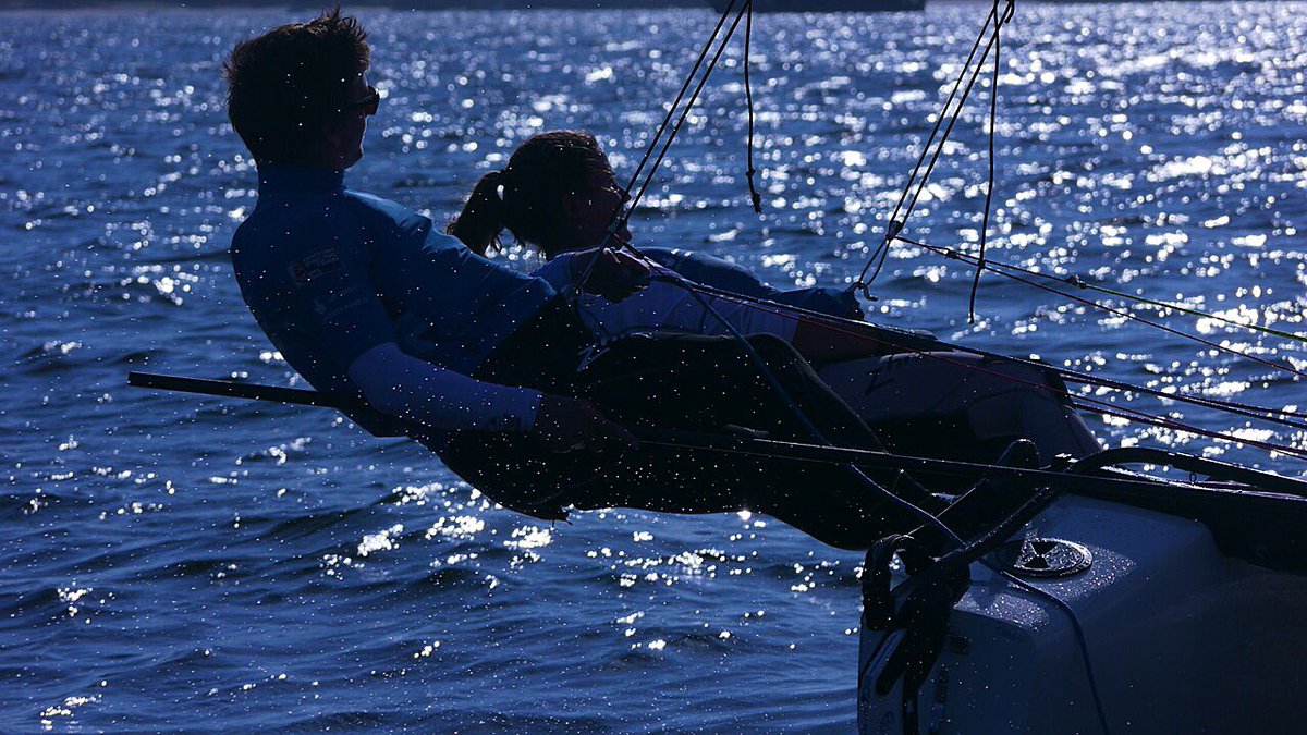 Afternoon blasting in Rio looks like 👊😀 #nofilter <a href="/BritishSailing/">British Sailing Team</a>