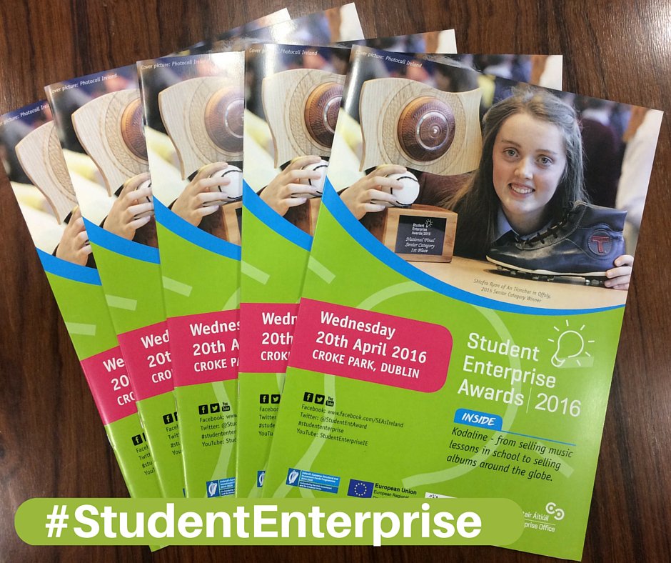 StudentEntProg's tweet photo. The 2016 #StudentEnterprise Brochures! #Snazzy Who's looking forward to seeing their name in print? :) Let us know! https://t.co/ZCxFjj7Ai6