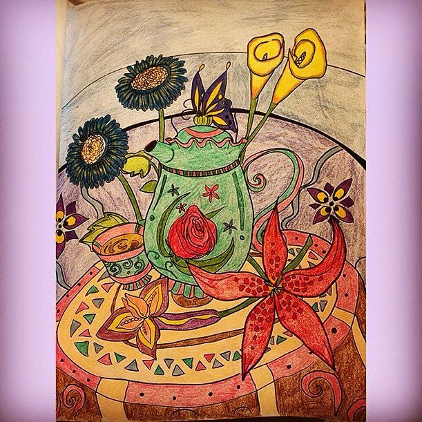 MyMasterpieceCo's tweet photo. "Secret of the Peaceful Garden" page - Another masterpiece by @casas.julie 
#secretofthepe… https://t.co/ed03gTAdVk https://t.co/WnG5Y6MeWx