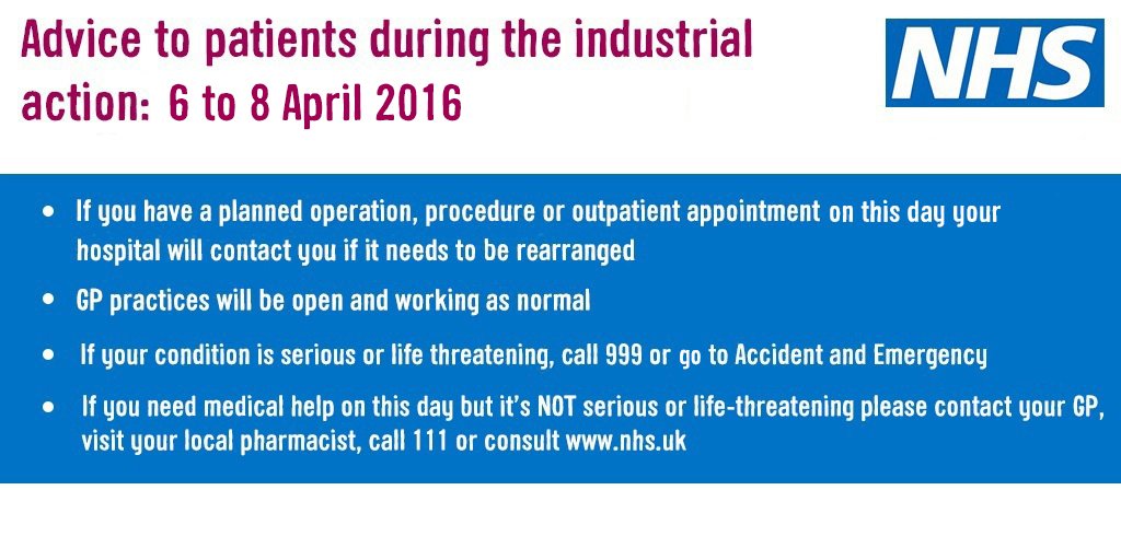 NHS England industrial action statement: ow.ly/10jnaw