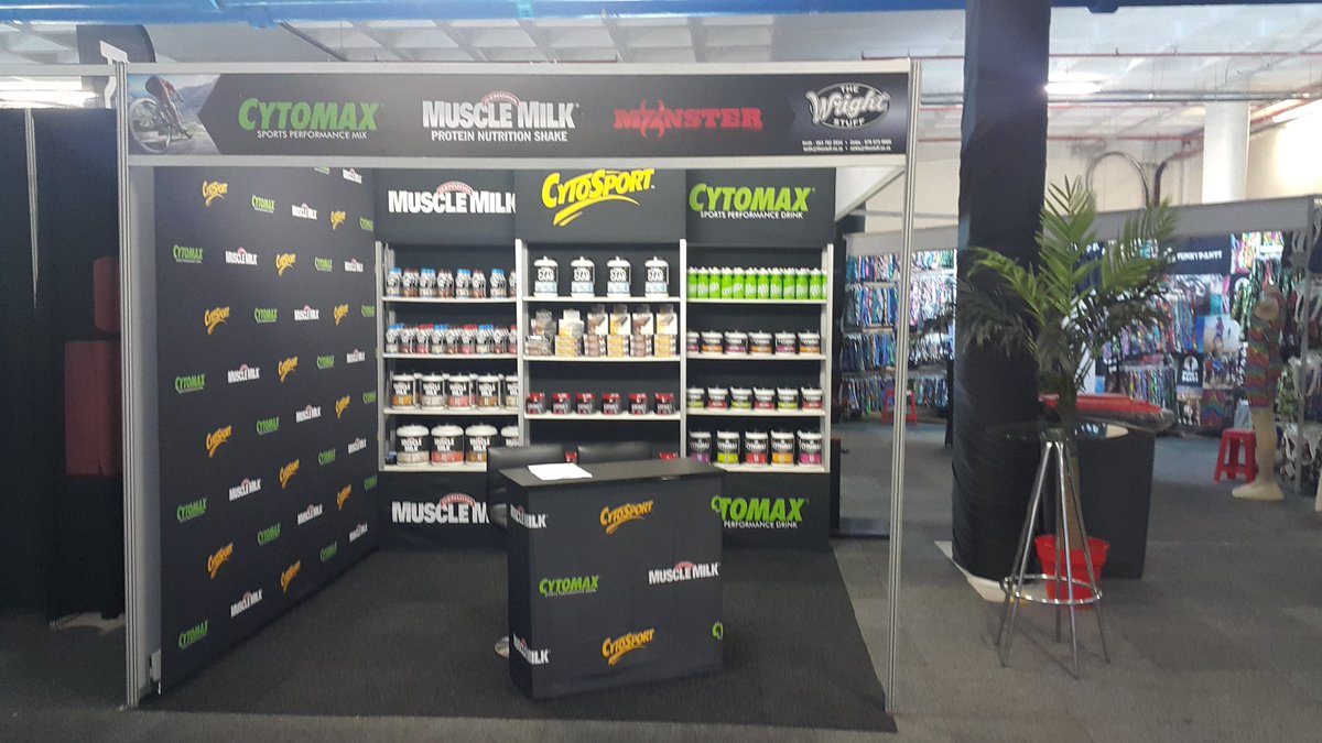 Th3Iker's tweet photo. Come visit our stand for amazing product at awesome price at the Boardwalk CC @CytomaxSA @IRONMANtri @IMSouthAfrica https://t.co/MTZXGRlrTG