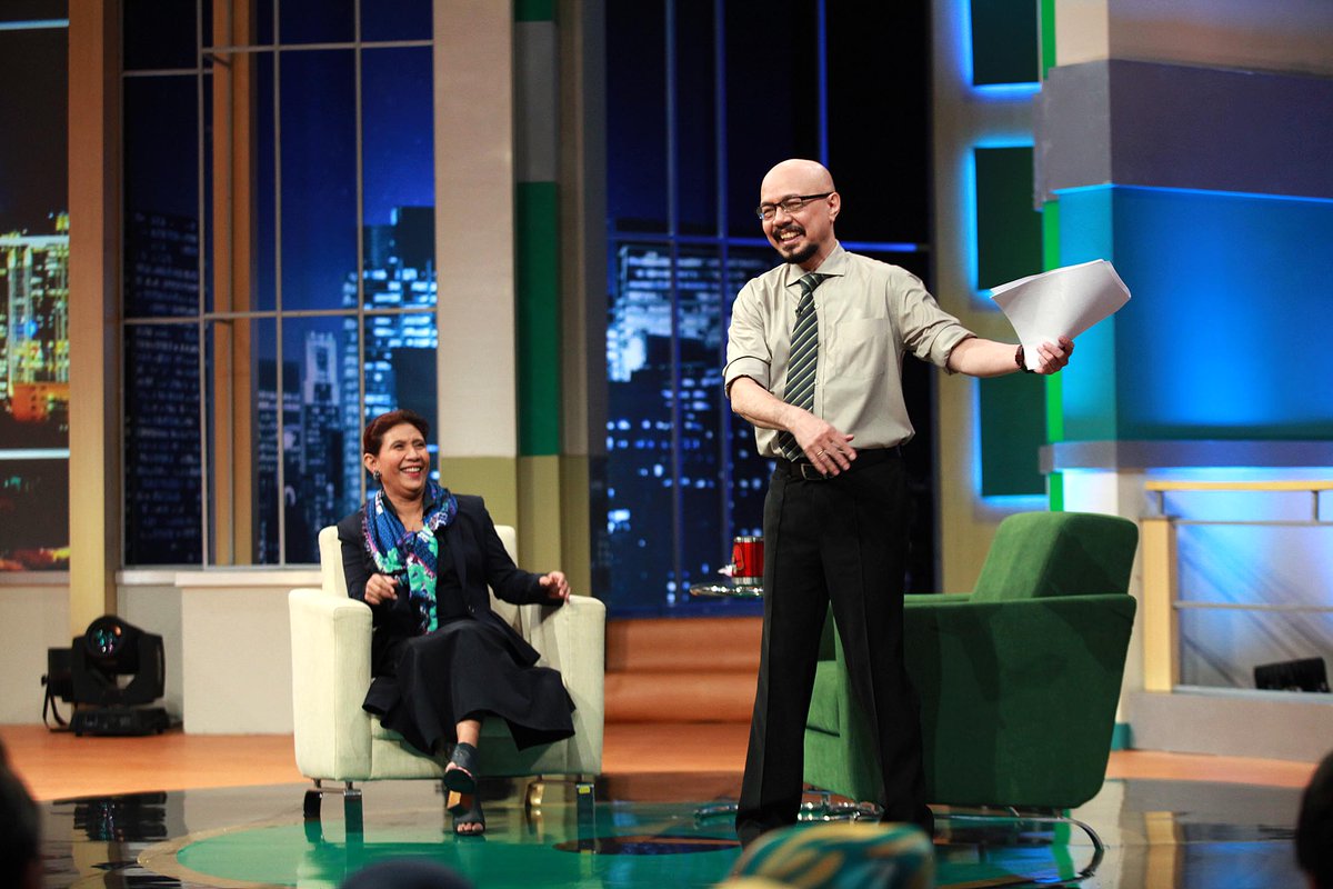 8 thn lalu ia jd tamu #kickandy cerita ttg anak kampung yg sukses jd pengusaha. Kini ia diundang kembali sbg menteri