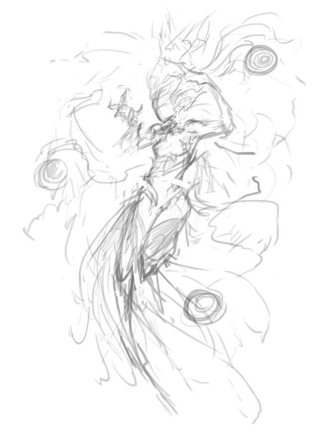 lets try this again, even faster and messier doodle, guess who it is and free high res~