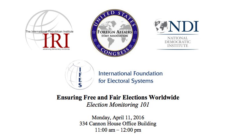 Join us to discuss election monitoring and democracy support across the globe. RSVP: docs.google.com/a/slu.edu/form…