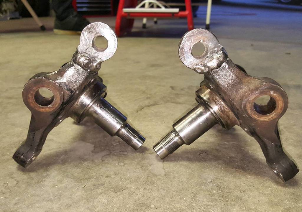 m_mediouni's tweet image. Almost finished with the shortened knuckles. #miata #angle #steeringangle #mazda #drift by 187_danketsu