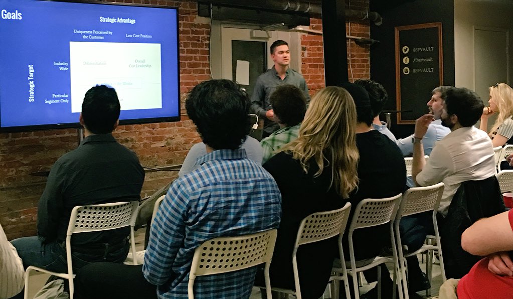 Globalizt's tweet photo. Great talk on Product Strategy by @ryanglasgow at @ProdSchool SF https://t.co/HYlWnD9cNQ
