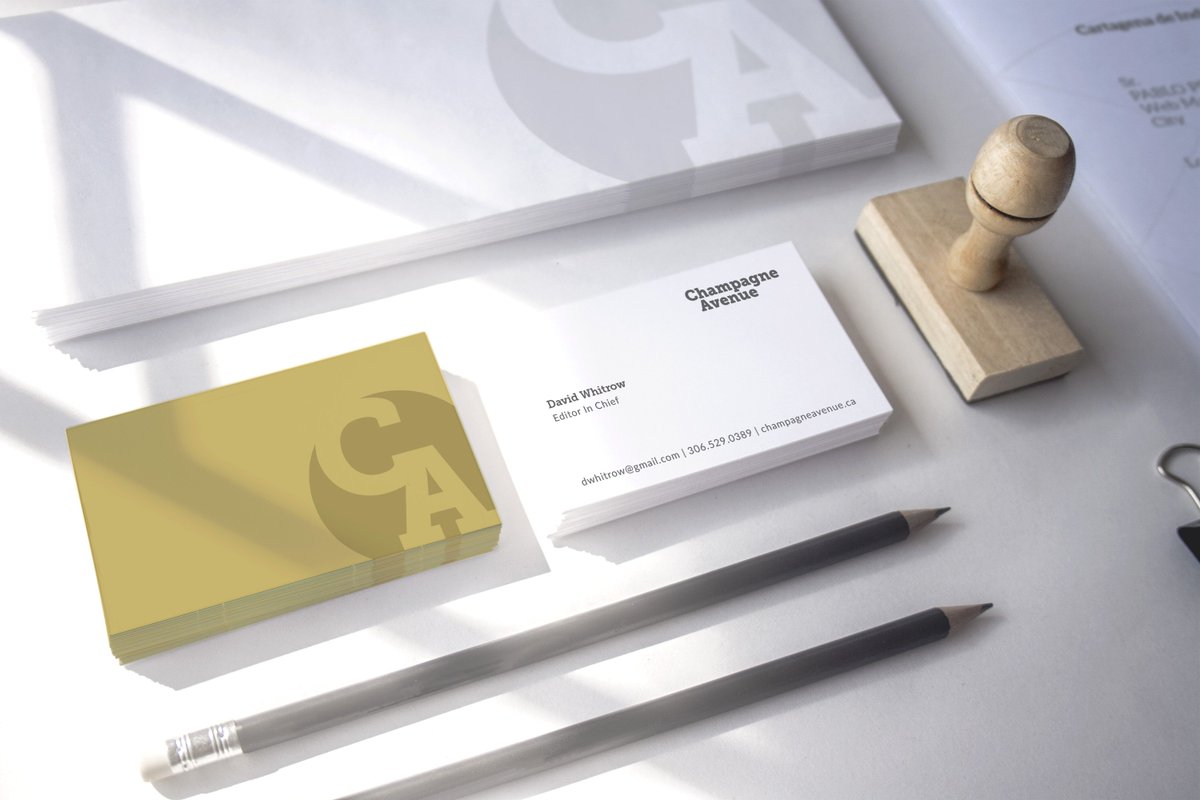 makewellco's tweet image. Brand identity &amp;amp; website we did for a good friend of ours a couple months back. http:/www.champagneavenue.ca/  🖥