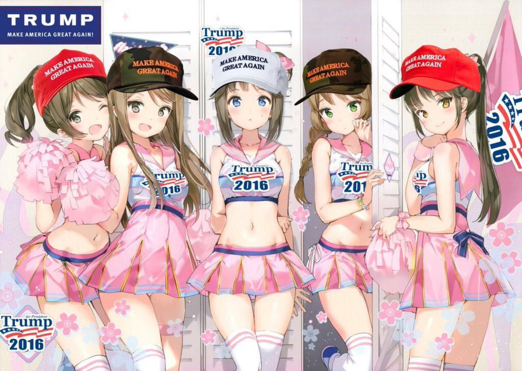 SlumBubba's tweet photo. @realDonaldTrump For you senpai, we always have your back 😽 https://t.co/Vty7lTqOKw