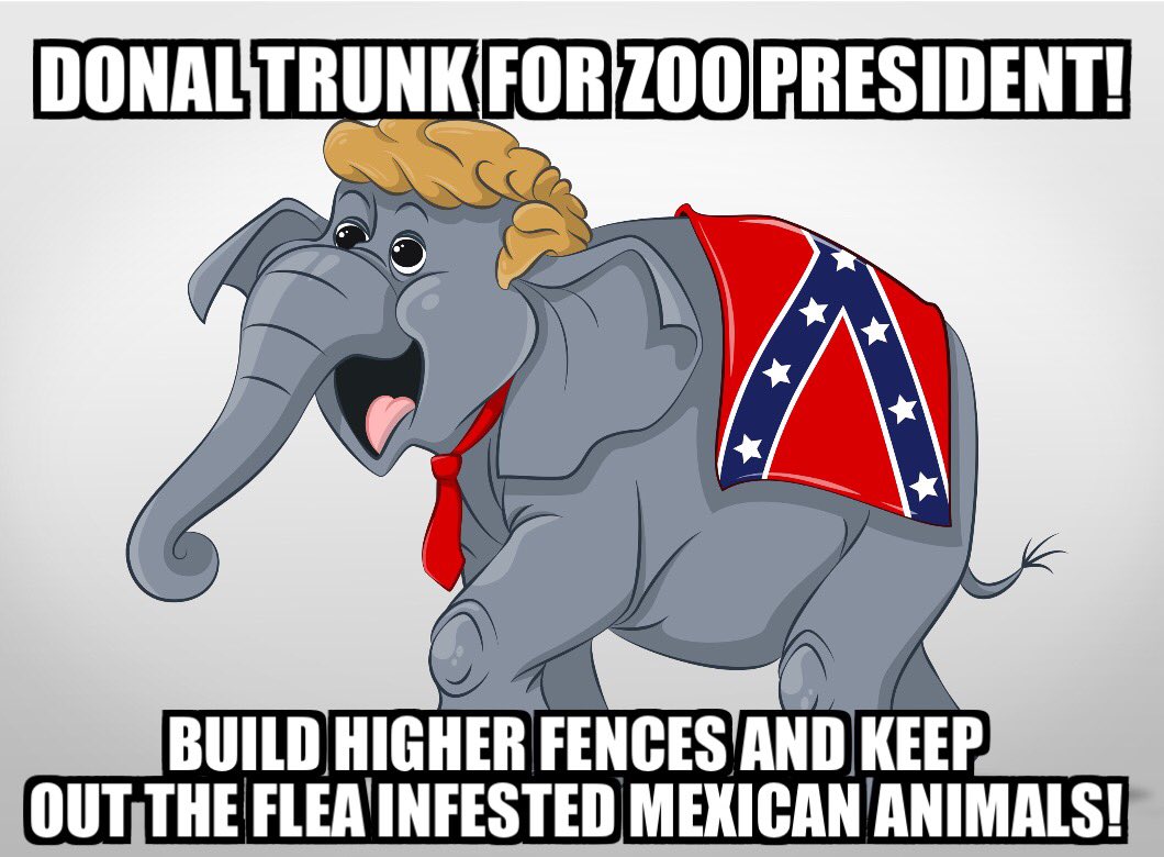 badzootv's tweet photo. #trunkforpresident #badzoo https://t.co/eRrQbAGBIg