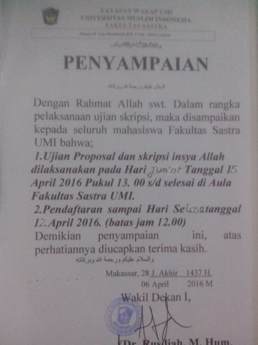 SEMA_FSUMI's tweet photo. Buat Mahasiswa Sastra tingkat akhir check this out! https://t.co/QuWxNIDKE4