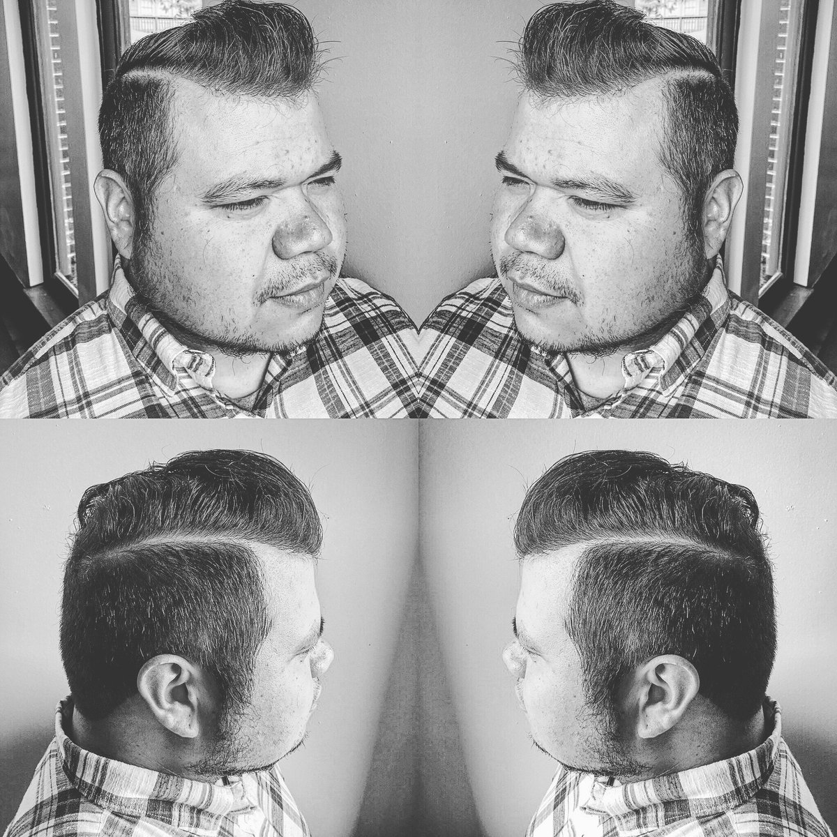 bleach_salon's tweet photo. Pomp variation on Johhny Mack this morning by @erkyjerky https://t.co/3vpYESnlDq