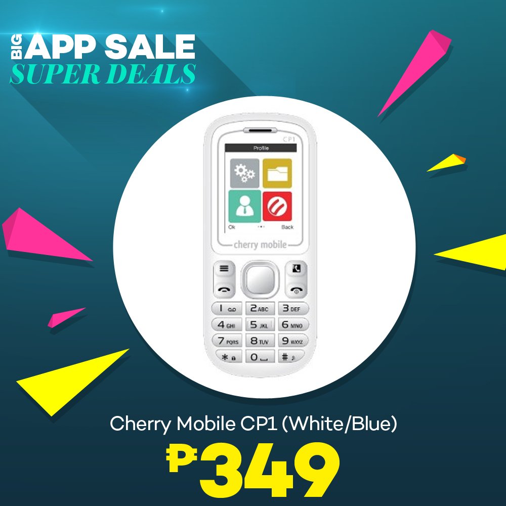 LazadaPH's tweet photo. Assure your safety and purity. #White #CherryMobile #Basicphone #BIGAPP #SurpriseDeals

https://t.co/Ky3AdWi7xV https://t.co/vDyvKhF2zP