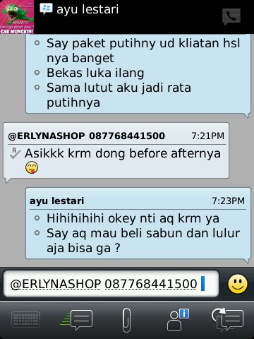 Erlynashop's tweet photo. Kulit putih seluruh badan @erlynashop promo sd 15 april pin:2B4FA79E paketan lengkap seluruh wajah dan badan https://t.co/ha8gq50c6Y