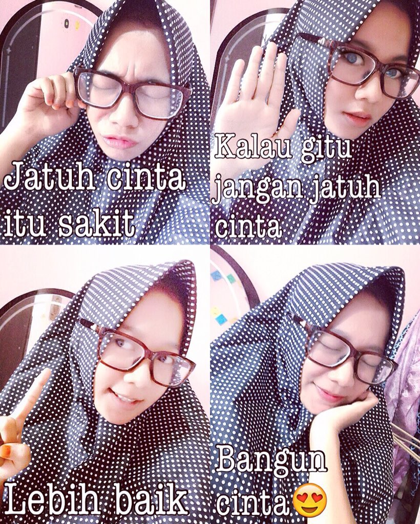 DesyRode11's tweet image. #memeinajah hahaha😜#Lol jatuhcintaitusakit mendingbangun cinta hihhi😁🙏🏻