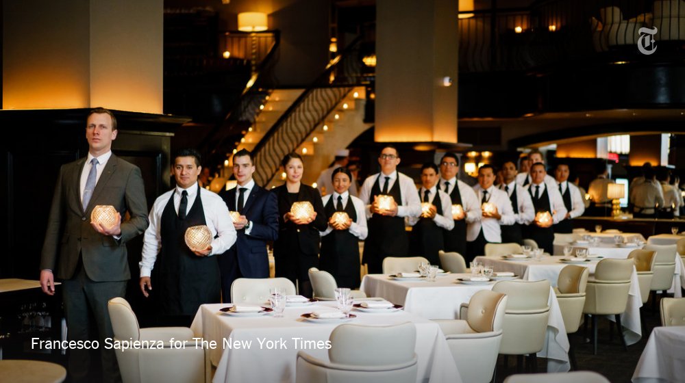 nytcooking's tweet photo. Extravagance has been Del Posto's stated mission since it opened 12 years ago https://t.co/7A5WkCnaLu https://t.co/Z9Dak5uX7a