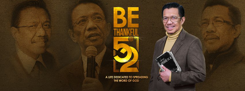 UNTVNewsRescue's tweet photo. .@BroEliSoriano celebrates his 52nd year of service to God &amp; humanity Greetings from @UNTVLife #BroEliThankfulAt52 https://t.co/CeWGuRhsfj