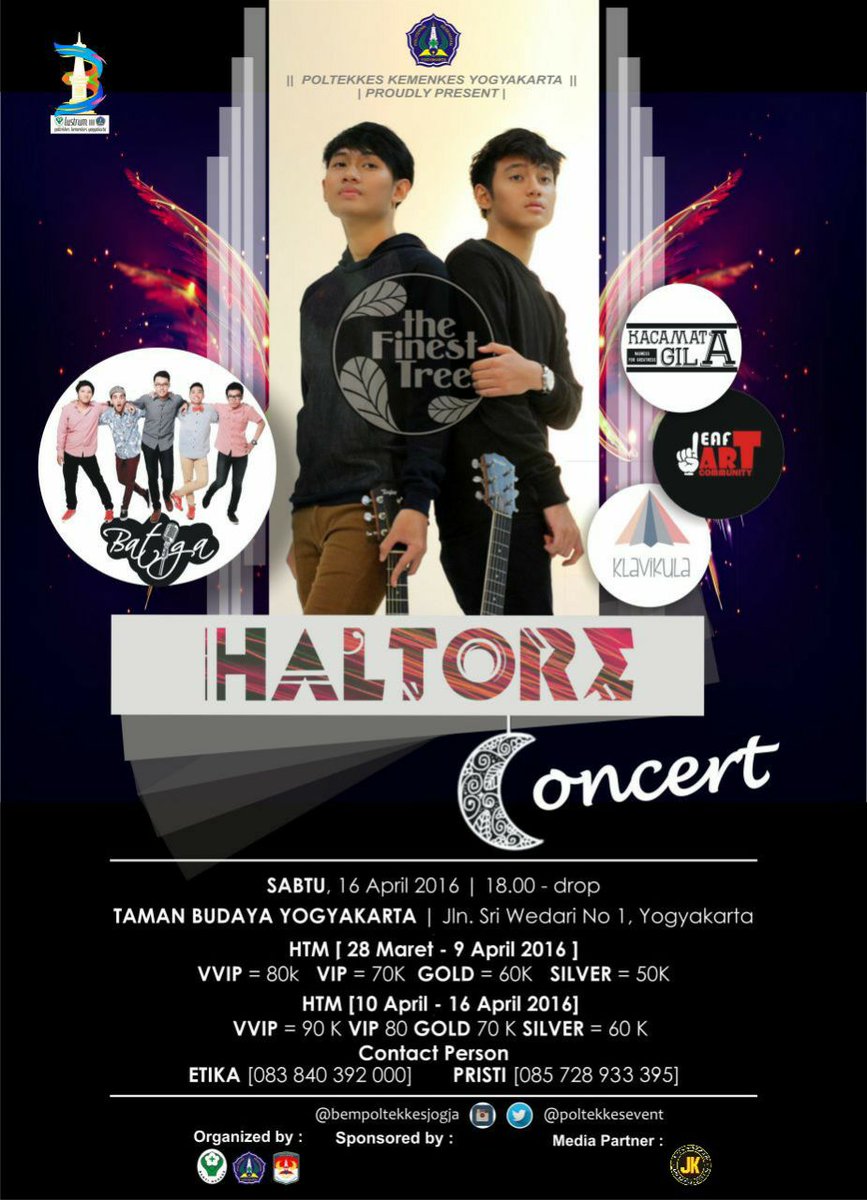 PaiminJK's tweet photo. HALTORE CONCERT w/ The Finest Tree, Batiga, DAC, Kacamata Gila etc
(16/4/16) at TBY
More info: @DiesNaPyk15 https://t.co/aCN942V9mS