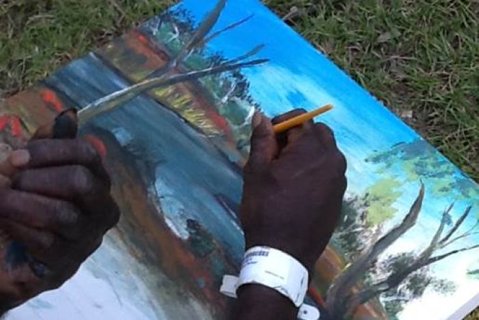 RadioNational's tweet photo. How art supplies are making a difference for Perth's homeless https://t.co/NzCYO5jptu https://t.co/sWJlBMvppB
