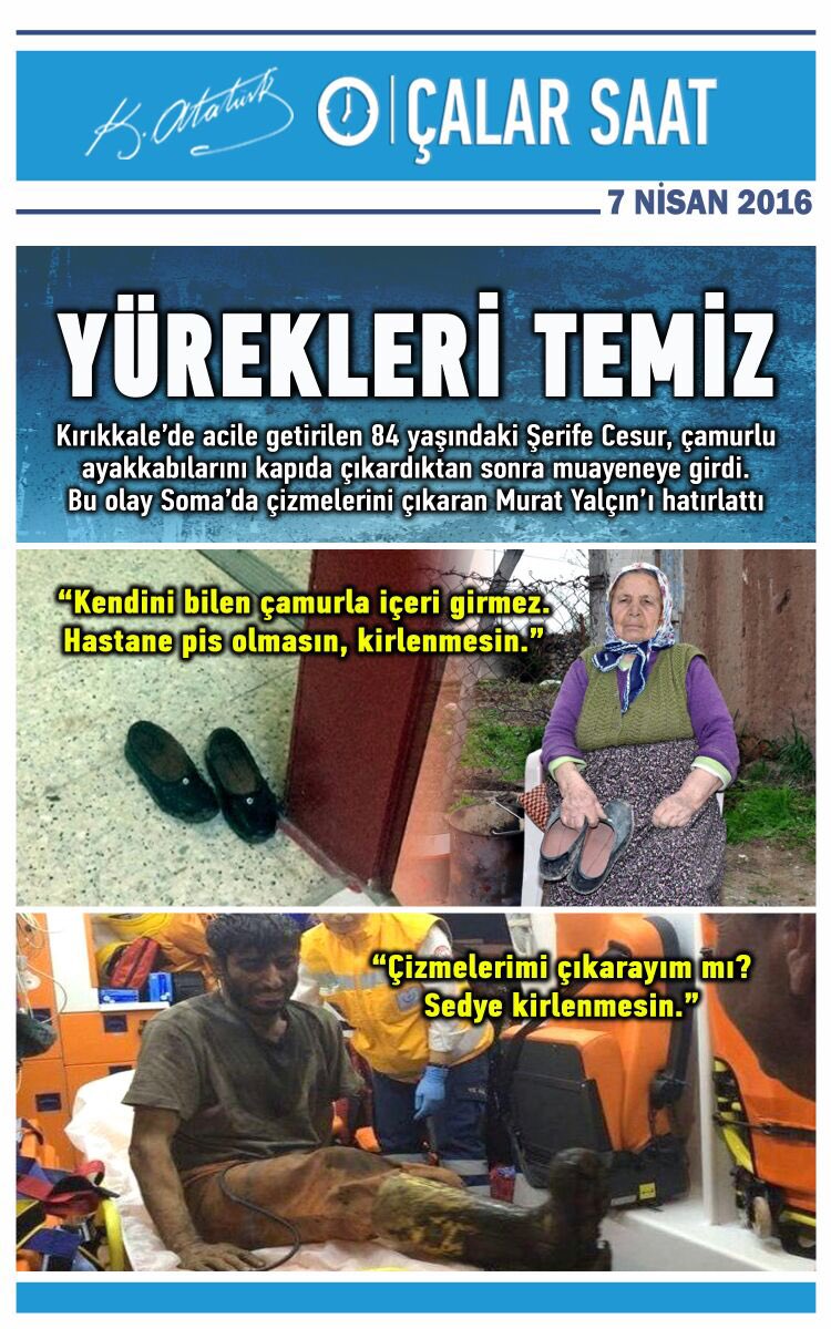 KucukkayaIsmail's tweet photo. Bu da günün en güzel manşeti/ #kiminelinde diyoruz ya; güzel yüreklilerin elinde. https://t.co/uKHi9ktckX