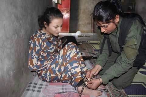 Bolo1970's tweet photo. Ezedi girl Sold by ISIS and and imprisoned by her owner and now saved by #YPJ Kurdish forces https://t.co/mJGPmxGtms