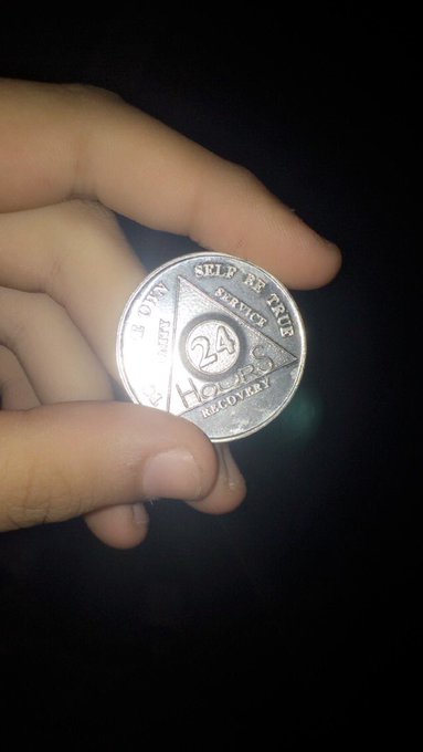 some of you may not know, but im getting clean for good. i attended my first meeting tonight to change