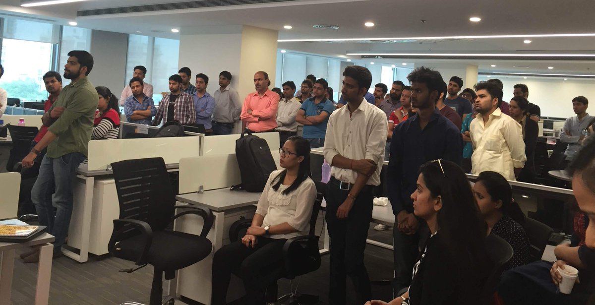 jaarvislabs's tweet photo. 'Be True to Yourself' - Our Co-founder and COO @JaspalSarai drops a pearl of wisdom at Gurgaon office. #townhall https://t.co/S0jCwk7ghX