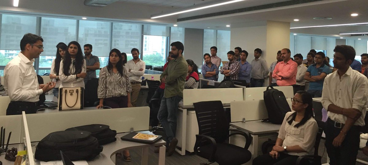 jaarvislabs's tweet photo. 'Be True to Yourself' - Our Co-founder and COO @JaspalSarai drops a pearl of wisdom at Gurgaon office. #townhall https://t.co/S0jCwk7ghX