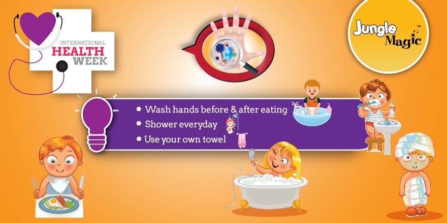 Jungle_Magic's tweet photo. Here is our #HealthMagic hygiene #Tip of the day to keep your #kids healthy
RT if you agree and follow these tips! https://t.co/eWNx7qfdxR