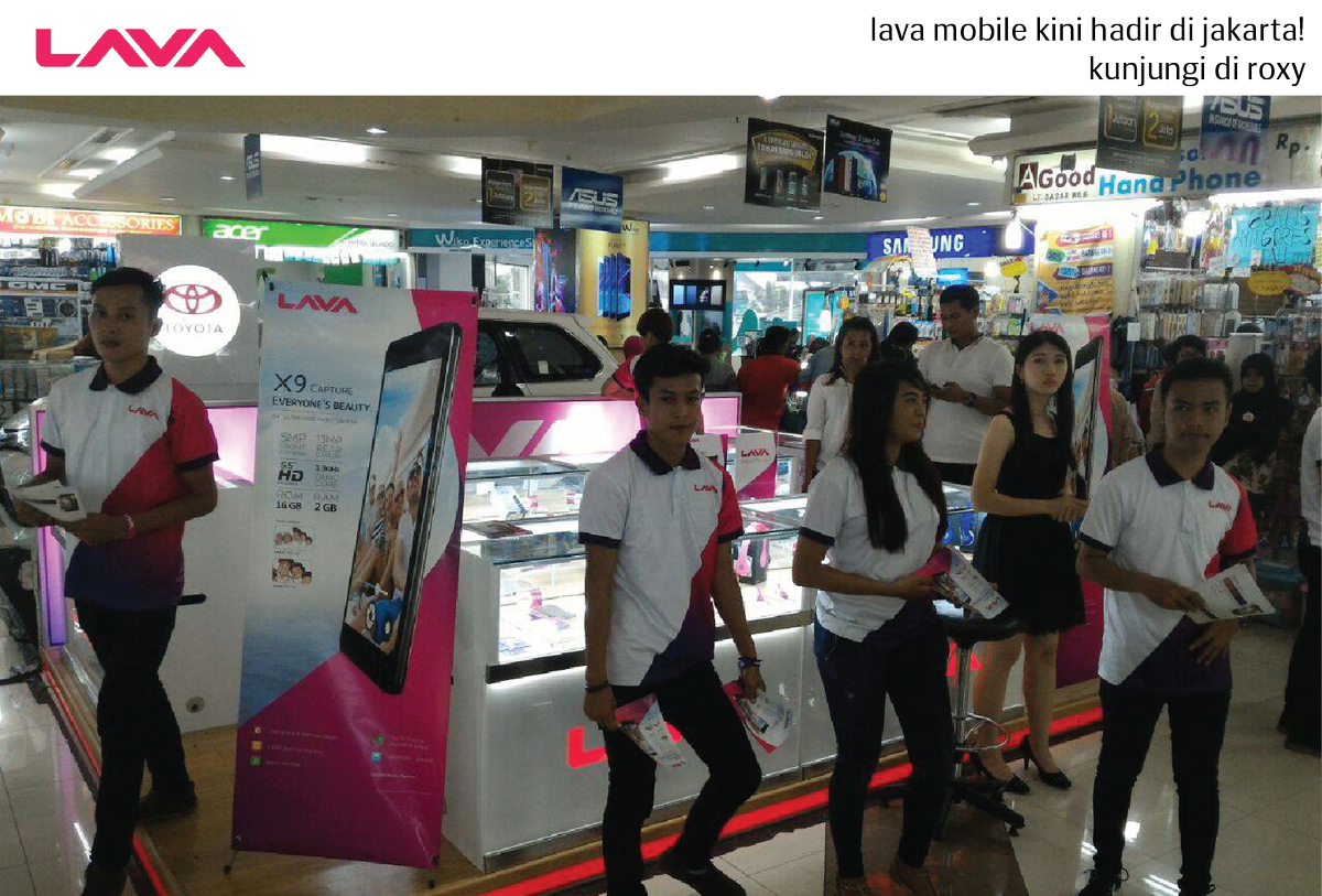 LAVAMobilesID's tweet photo. Lava Mobile kini hadir di #Jakarta, kunjungi segera outlet Lava di Lantai Dasar ITC #RoxyMas
#LavaMobilesIndonesia https://t.co/hiOVJxV3hG