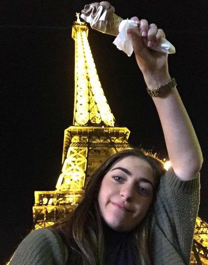 Goes to the Eiffel Tower...only takes these pics👀😂. Happy 16th birthday to my favorite person <a href="/MichelleMaroki/">Michelle Maroki</a> ❤️