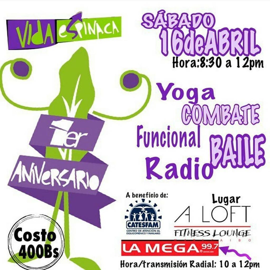 ElisaAarnaizs's tweet image. LISTO PARA EL PRIMER ANIVERSARIO DE #vidaespinaca???? Nosotros sí!!! Tenemos una SÚPER CLASE (8:30-12) + TRANSMISIÓ…
