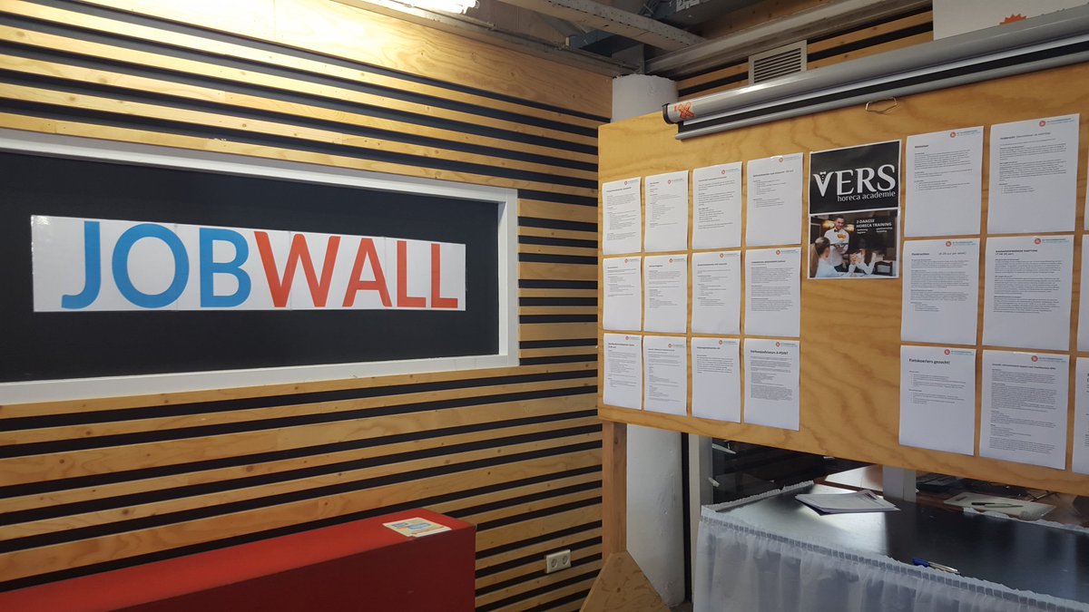 Onze #Jobwall met diverse vacatures voor jongeren! #Wajongcongres #KM