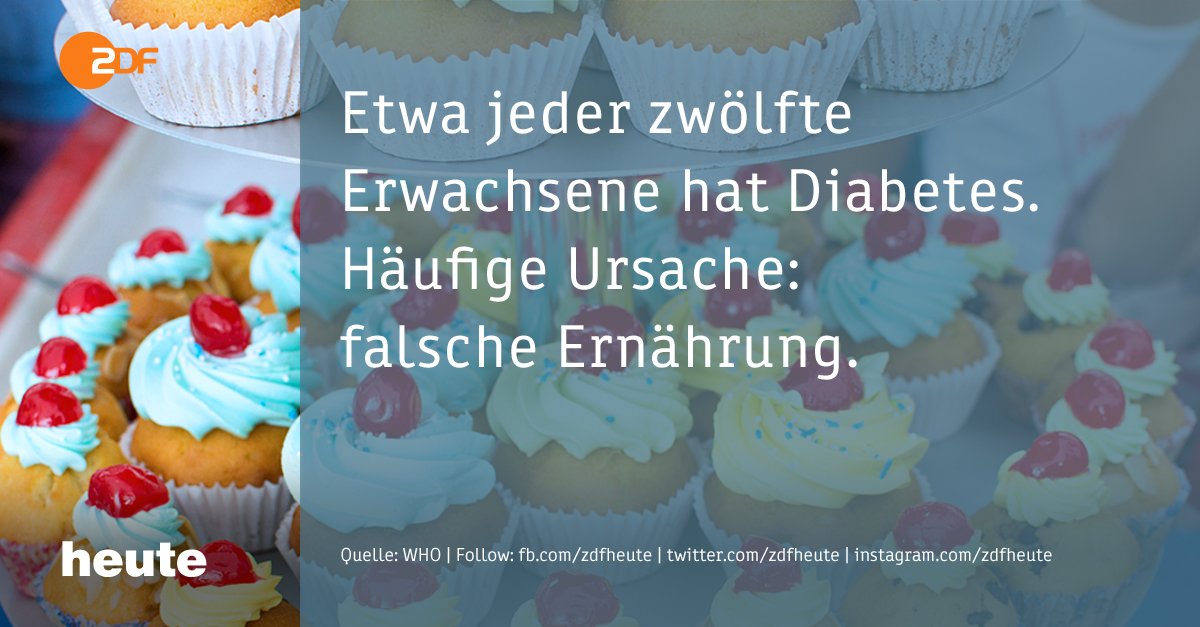 "Früher haben die Menschen das Essen gejagt. Heute jagt das Essen die Menschen." #Diabetes heute.de/weltgesundheit…
