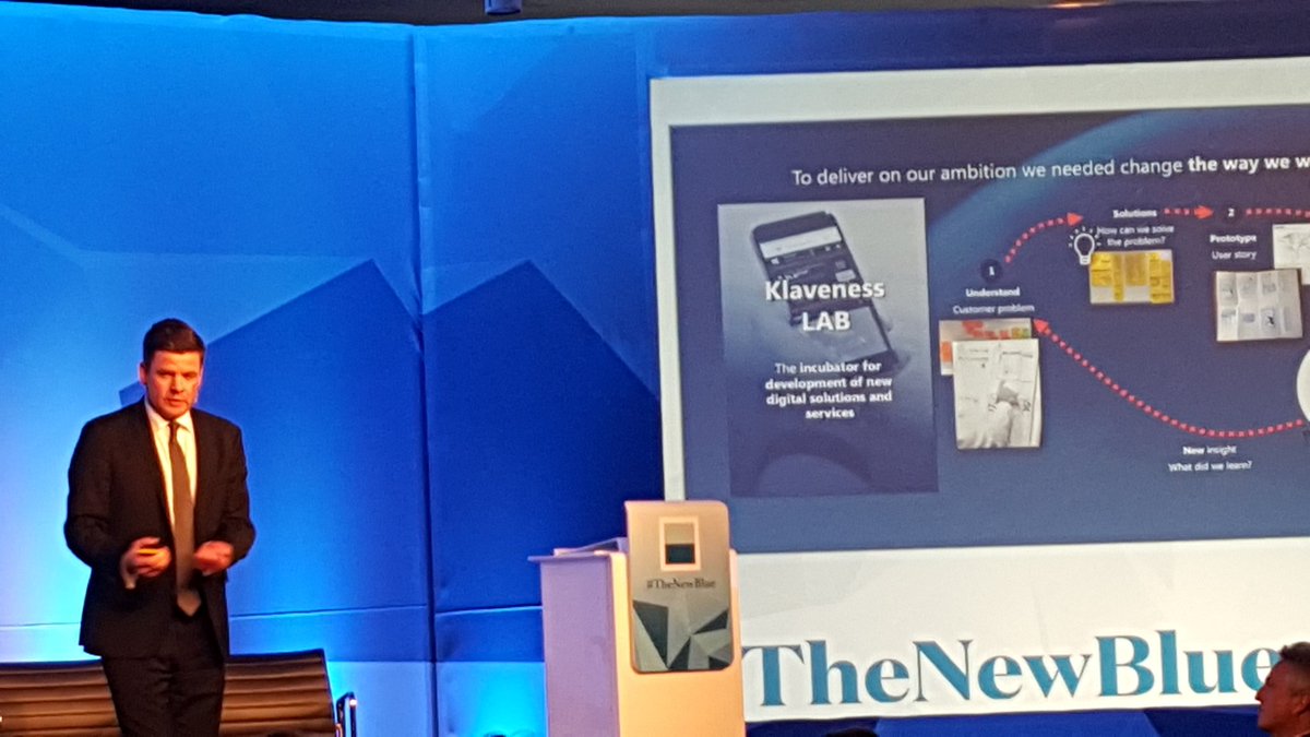 Shipping companies must be the shapers of new digital technology. #BigData #TheNewBlue @Lasikos  <a href="/Rederiforbundet/">Rederiforbundet</a>