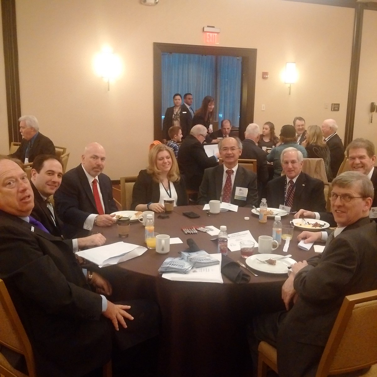 YIPofNY's tweet photo. Breakfast with New York and Connecticut delegations. #piafls https://t.co/tVdBXp3UM2
