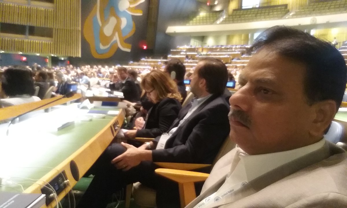 Editor_Dwivedi's tweet photo. Attended the UN Global Compact #GlobalCompact15 at UN General Assembly Hall in New York.@globalcompact #SDGs #UN https://t.co/KssGi6jlzc