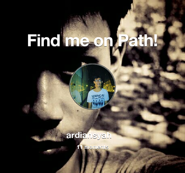 ardiansarcena's tweet photo. Find me on #Path now! Go to https://t.co/yLImHyRLq9 https://t.co/Cm3IJmrgoL
