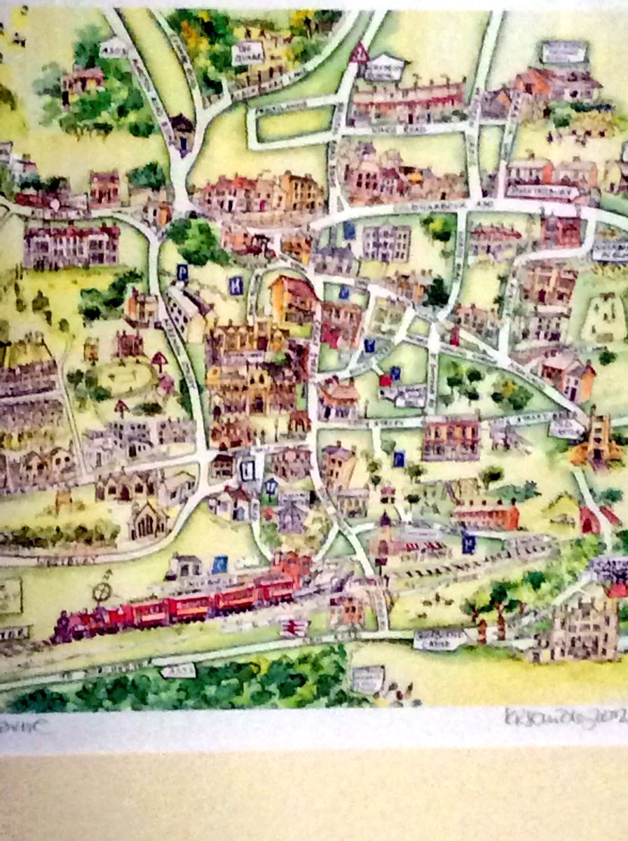 PictonSherborne's tweet image. Sweet little map of #Sherborne.