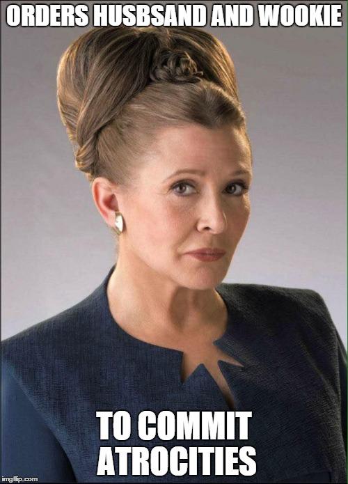 TheTrueFN2199's tweet photo. .@DarthVaderPosts If you had raised #GeneralOrgana, she would not have turned into a scheming architect of terror. https://t.co/REMCSsbvR6
