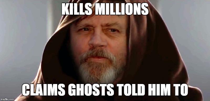 TheTrueFN2199's tweet photo. .@The_Darth_Vader I refuse to believe your spirit would tell #LukeSkywalker to engage in treasonous conspiracies. https://t.co/qhWTFsT4MJ