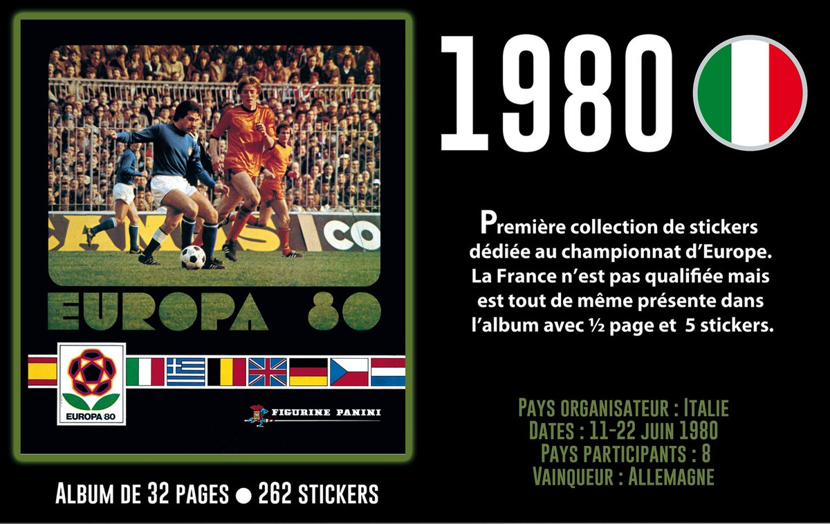 Panini France On Twitter Euro 1980 1re Collection De Stickers
