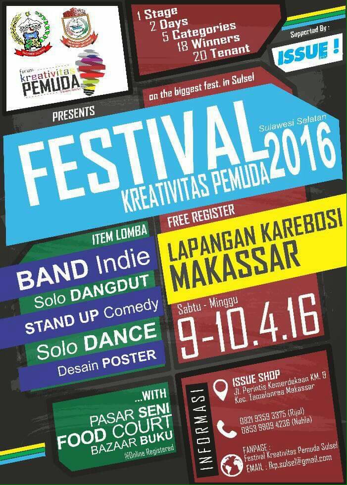 Yg minat jadi peserta stand up hari ini pendaftaran trakhirnya, tabe. #FreeEntry