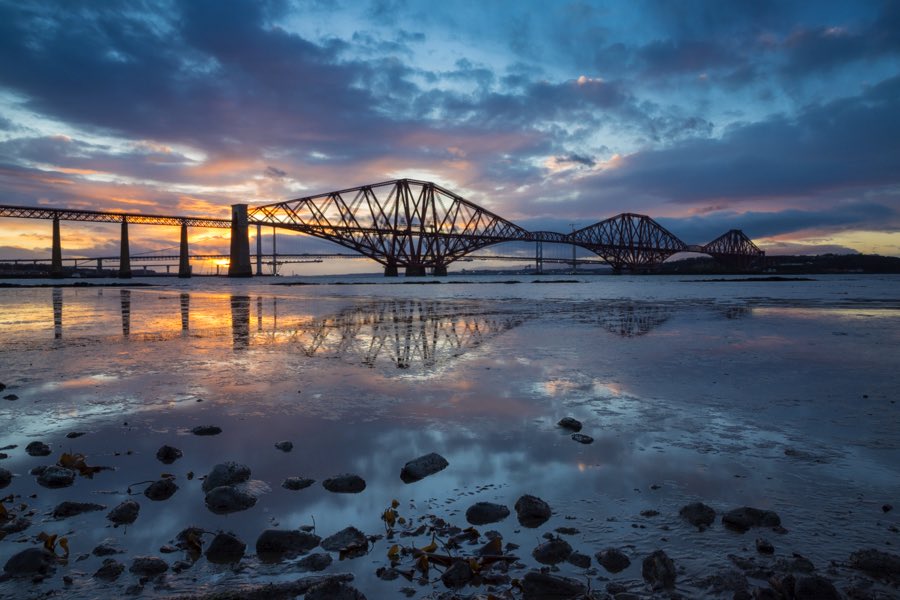 Beautiful > RT @kennylam_uk: A burst of golden light at South Queensferry last night #ScotSpirit #thisisedinburgh