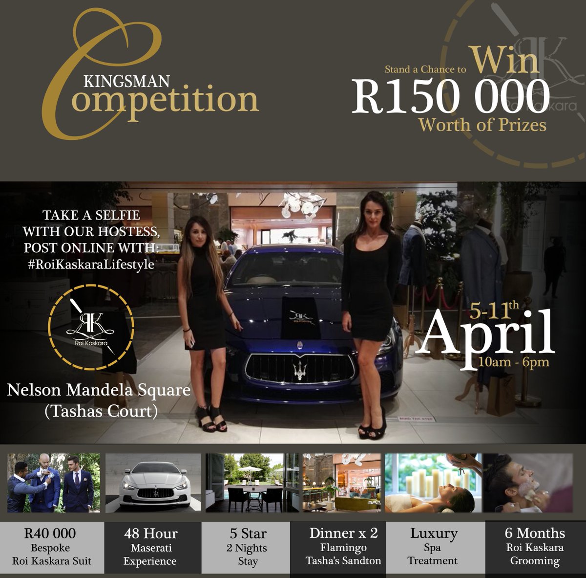 RoiKaskara's tweet photo. Come take you Selfie at @NelsonMandelaSq @tashascafe and stand a chance to Win Big Prizes to the value of R150 000 https://t.co/9KB4QB8j2T