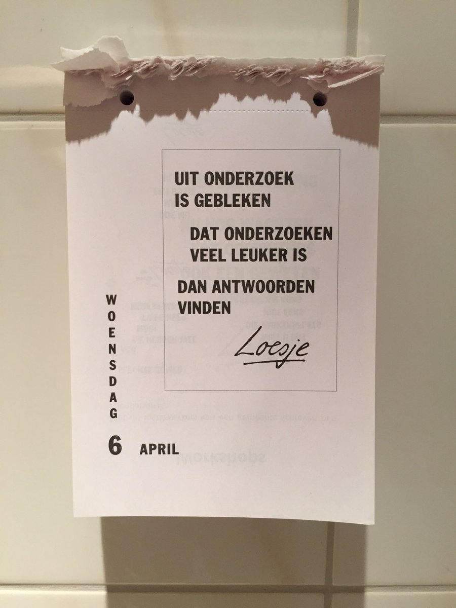 Zou Loesje vorig jaar al geweten hebben over t referendum