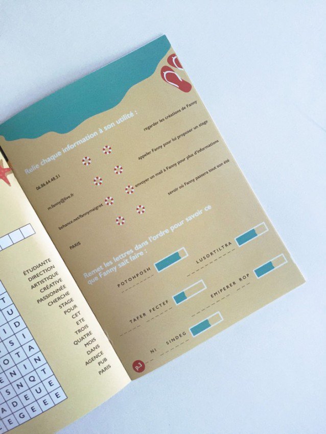 ieupmedia's tweet photo. Un CV original sous forme de cahier de vacances https://t.co/emjcxNnziw https://t.co/phpqUMEHV0