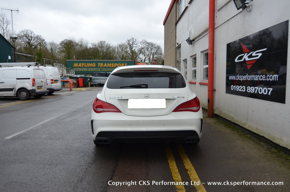 cksperformance's tweet photo. #CLA45 #AMG Shooting Brake with the #Kleemann #TuningBox and the #Arma Variable Intake https://t.co/xqukzUESe0 https://t.co/IKvhgYivIr