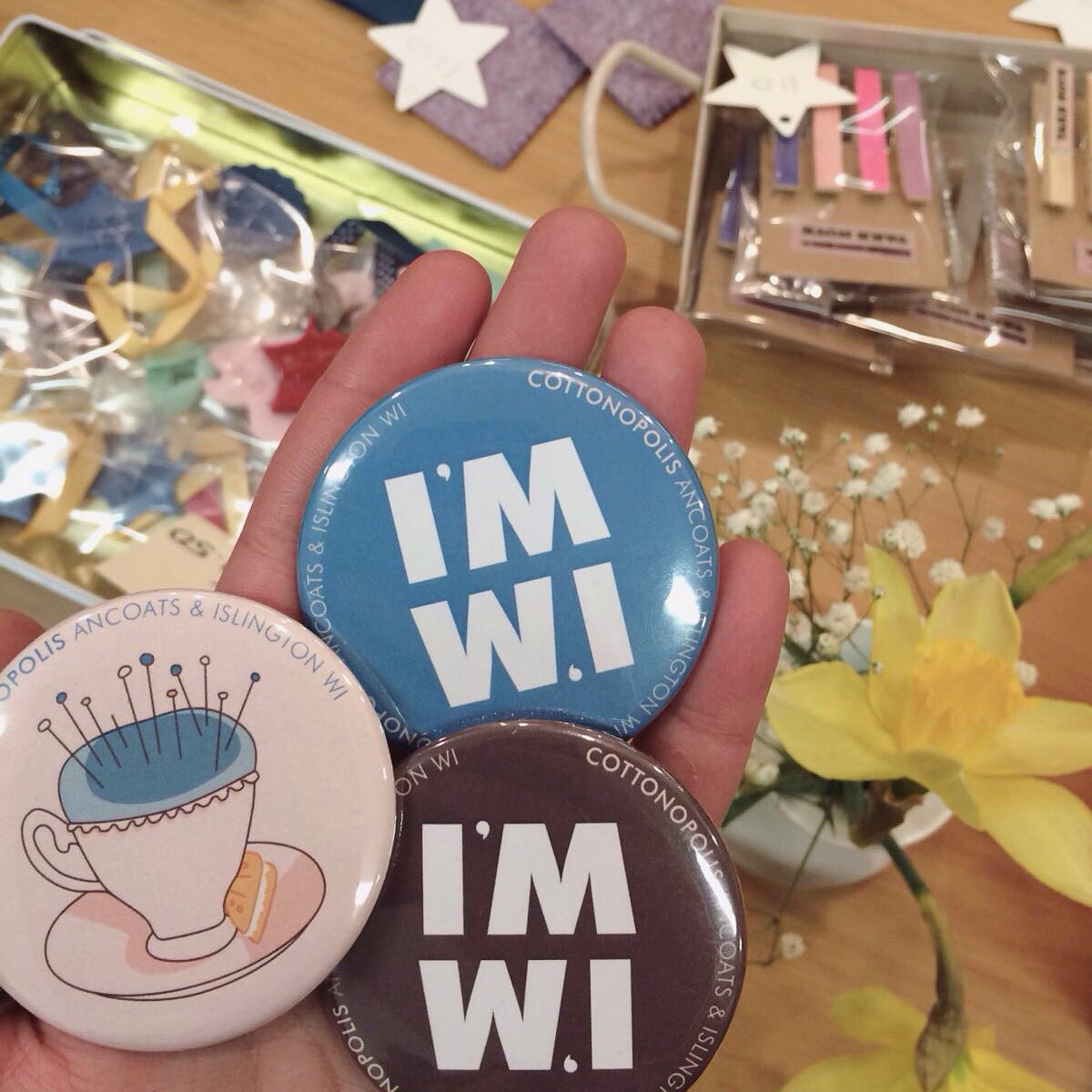 Cottonopolis WI (@cottonopoliswi) on Twitter photo Big thanks to @Argowen42 for designing fab badges with our new #I'MW,I slogan! <a href="/WomensInstitute/">Women's Institute</a> @WILifemagazine Big thanks to @Argowen42 for designing fab badges with our new #I'MW,I slogan! <a href="/WomensInstitute/">Women's Institute</a> @WILifemagazine